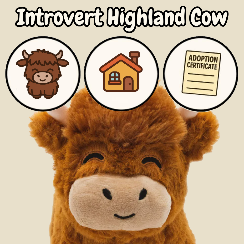 Introvert Highland Cow <3