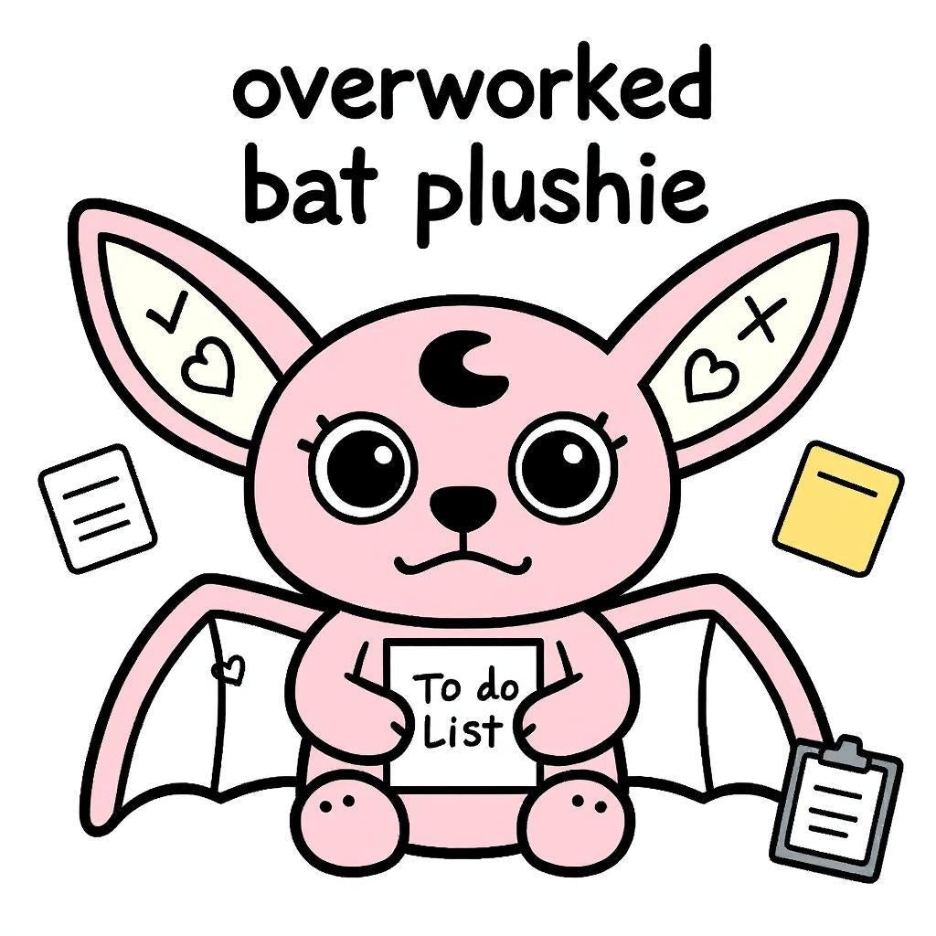 Overworked Girlboss Bat